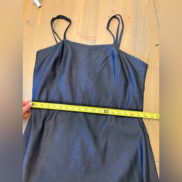 Dark Denim Dress Size Large - Picture 9 of 9